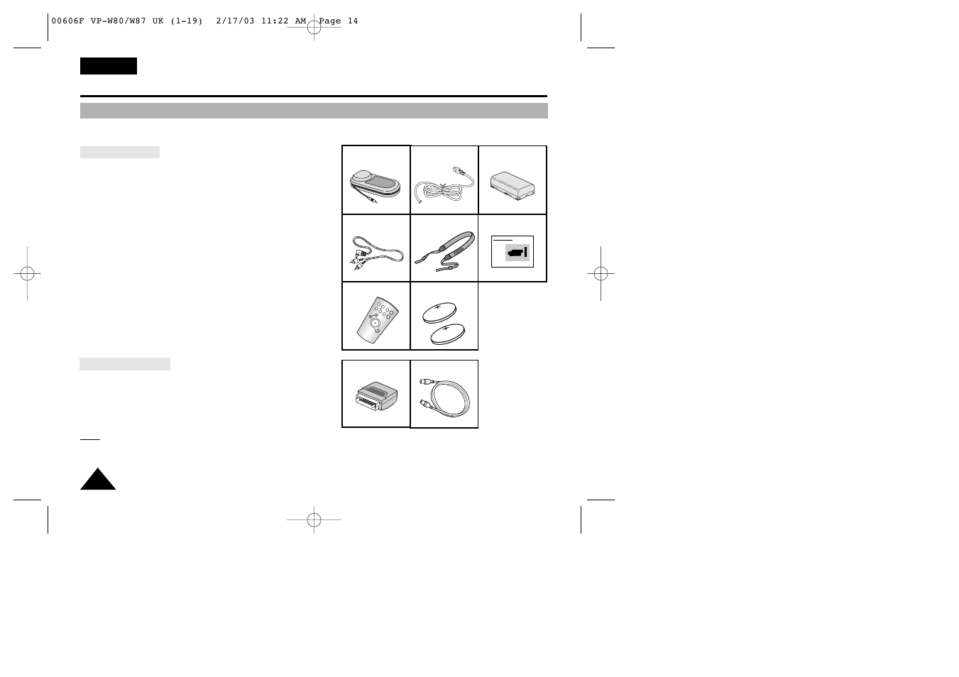 Getting to know your camcorder | Samsung W87D User Manual | Page 14 / 65