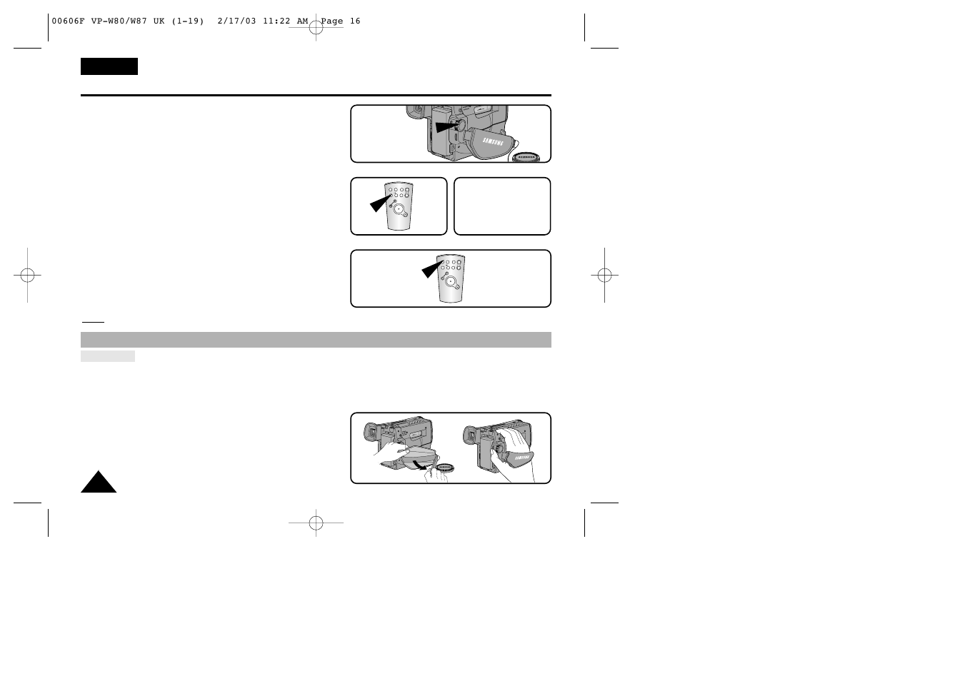 Preparing | Samsung W87D User Manual | Page 16 / 65