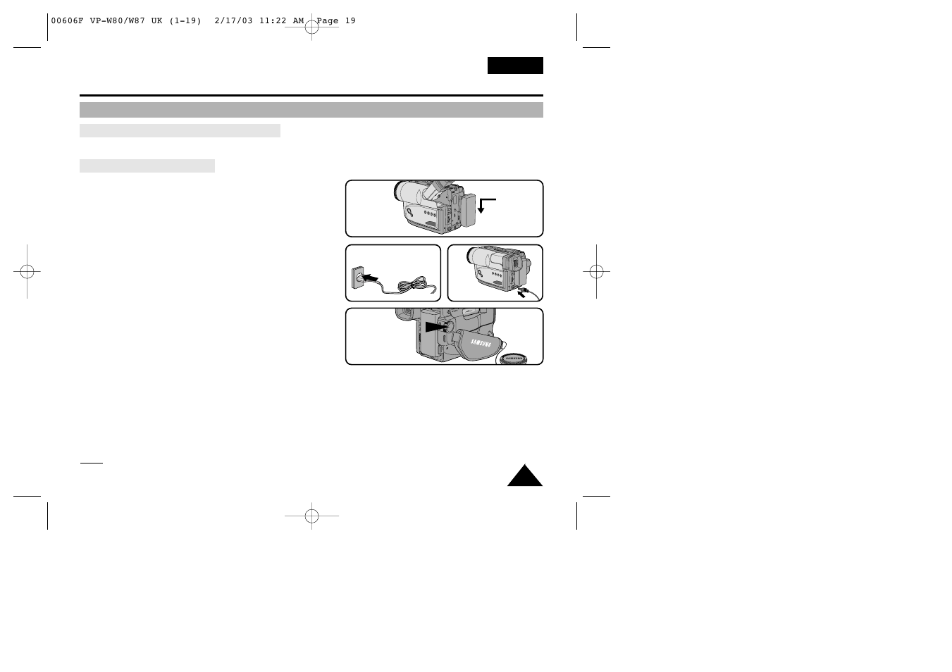 Preparing | Samsung W87D User Manual | Page 19 / 65