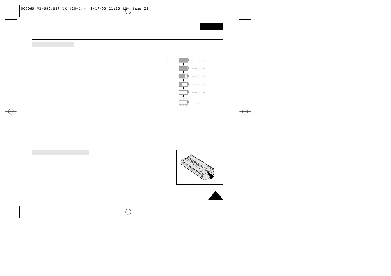 Preparing | Samsung W87D User Manual | Page 21 / 65