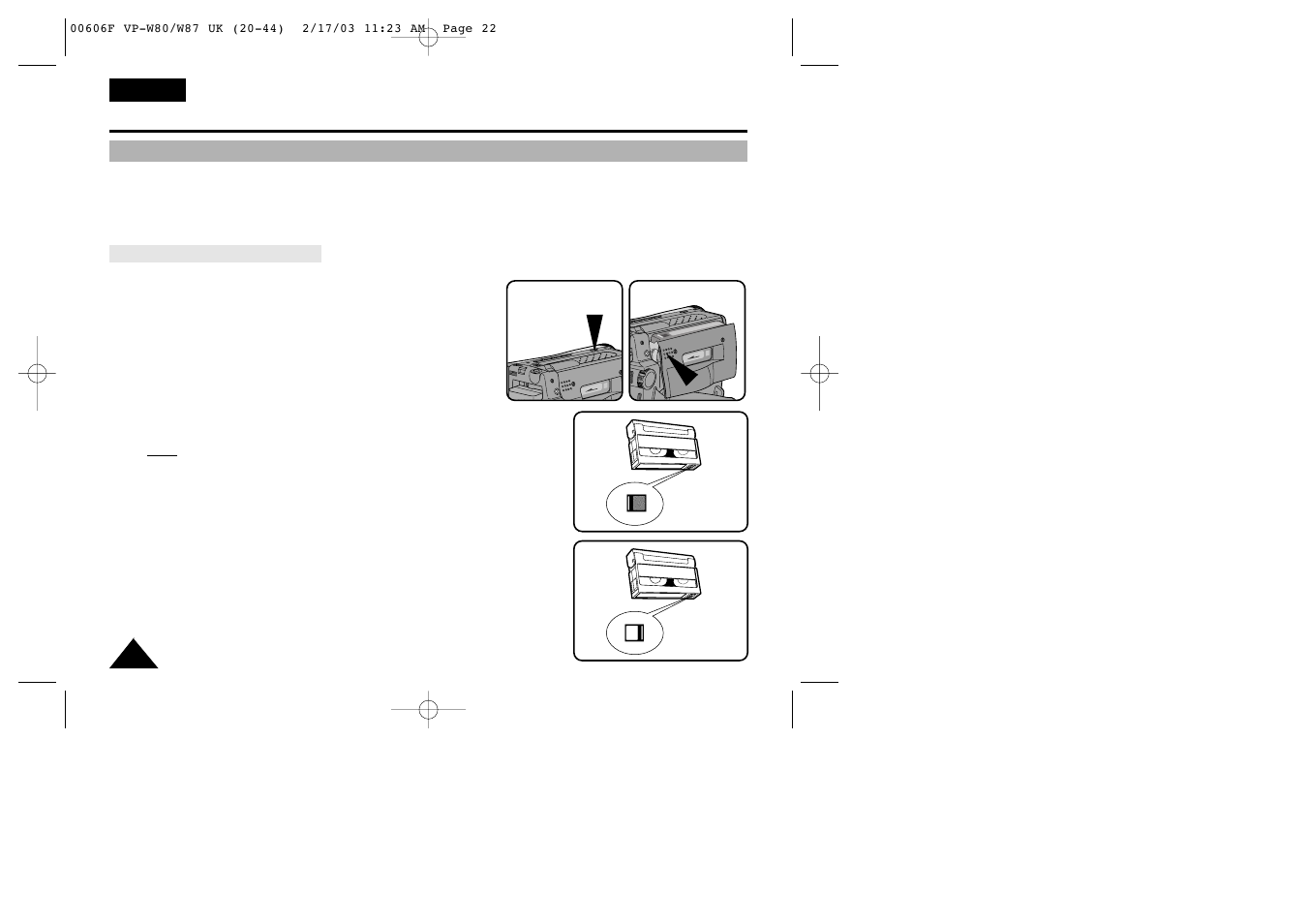 Preparing | Samsung W87D User Manual | Page 22 / 65