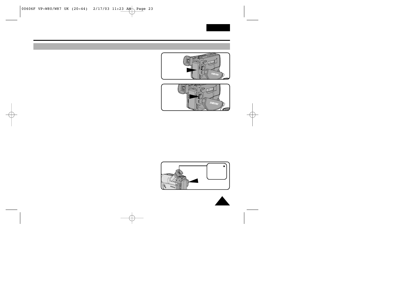 Basic shooting | Samsung W87D User Manual | Page 23 / 65