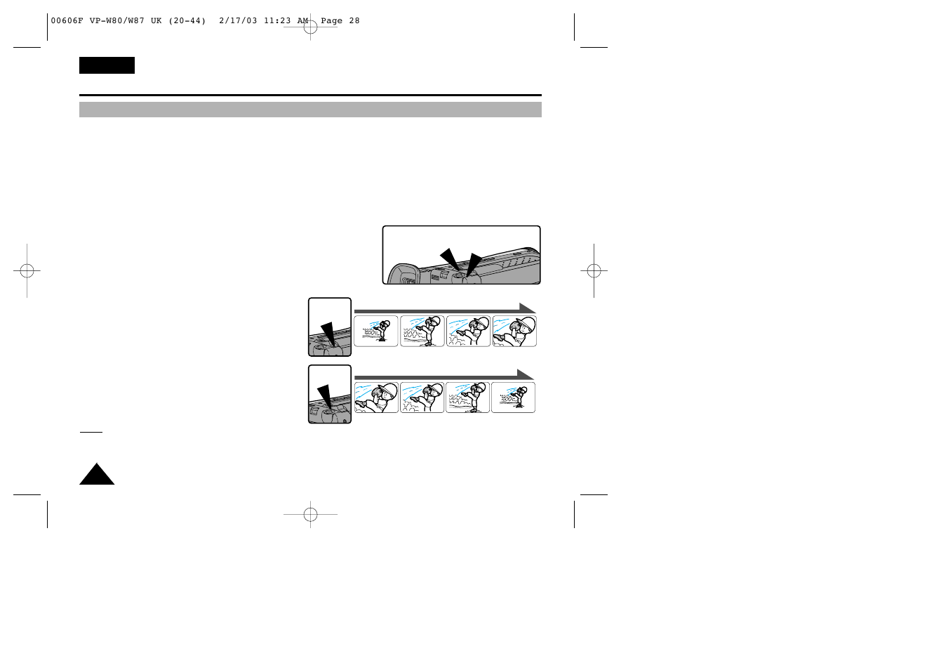 Advanced shooting | Samsung W87D User Manual | Page 28 / 65