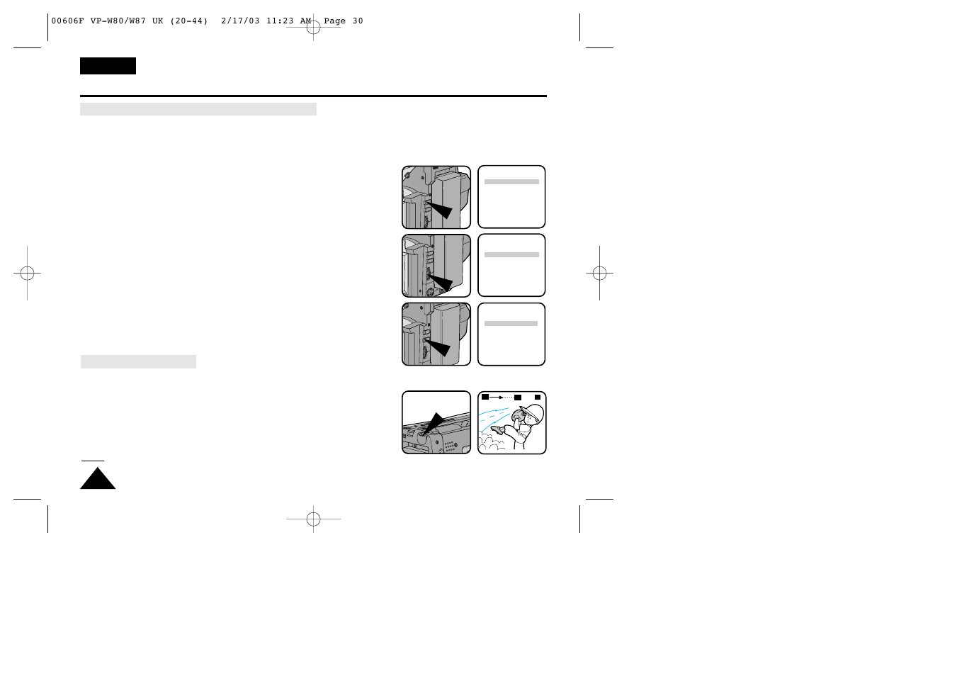 Advanced shooting, English | Samsung W87D User Manual | Page 30 / 65