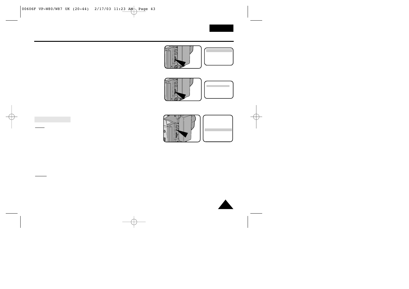Advanced shooting | Samsung W87D User Manual | Page 43 / 65
