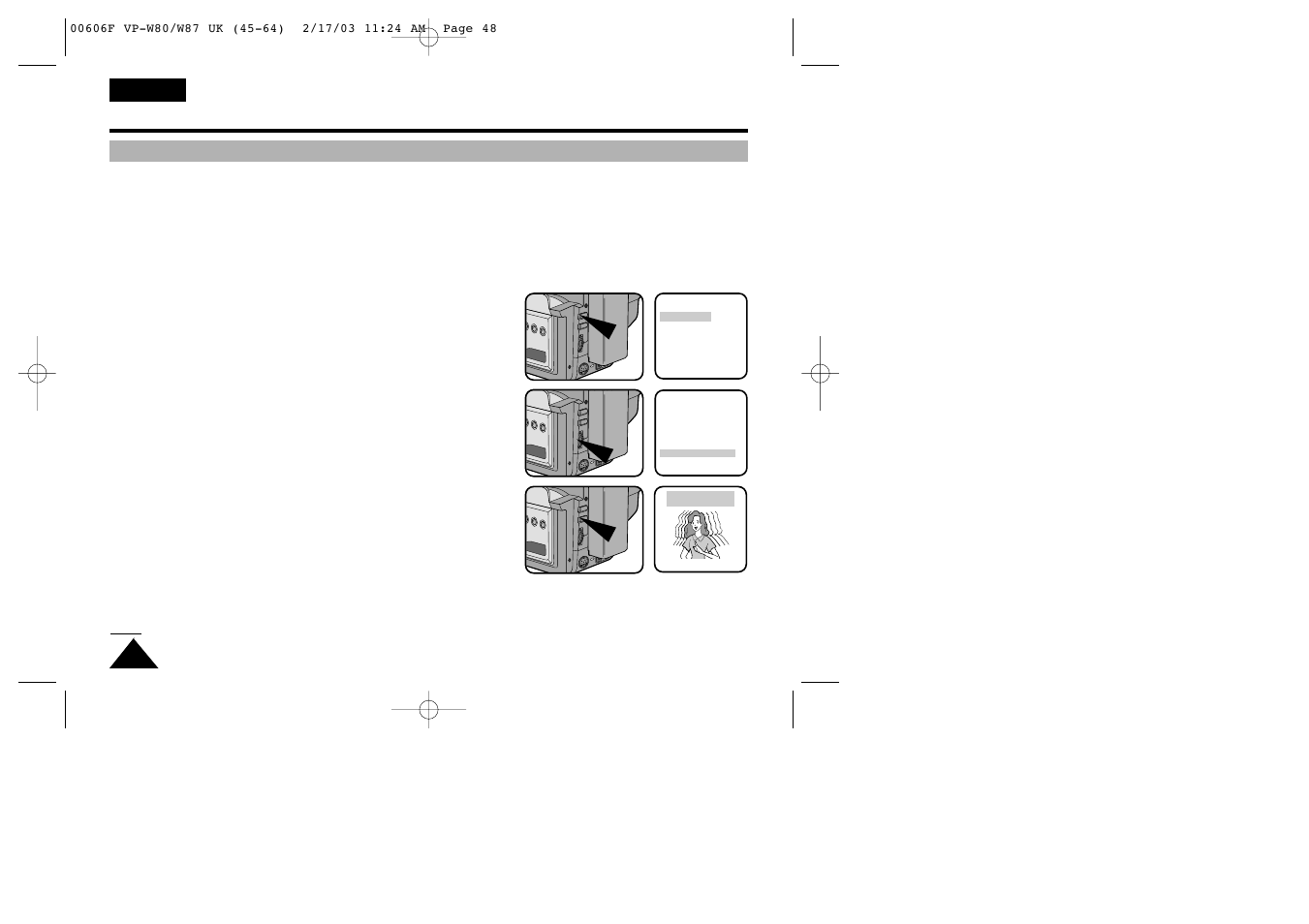 Advanced shooting | Samsung W87D User Manual | Page 48 / 65