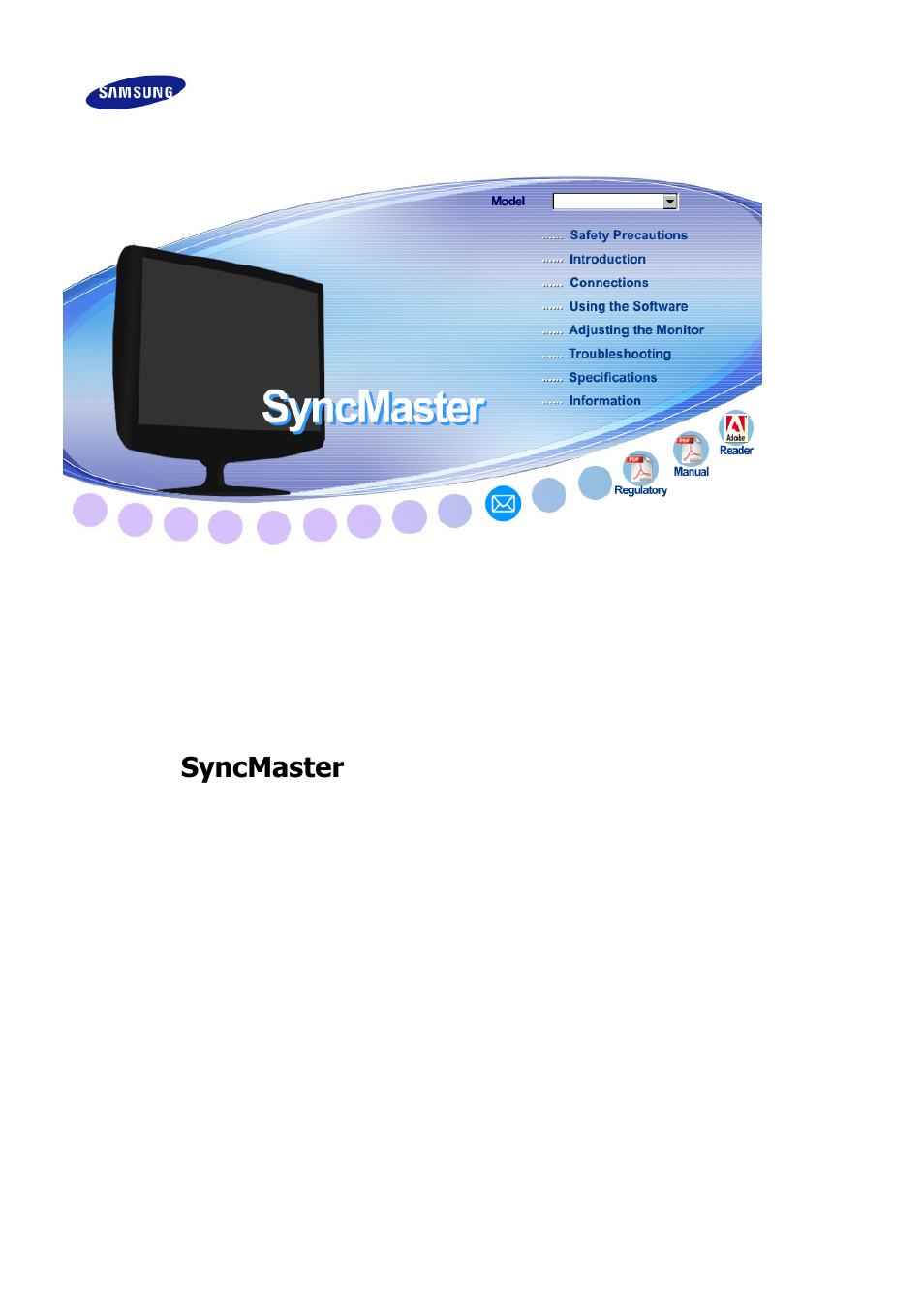 Samsung 2032GW User Manual | 60 pages