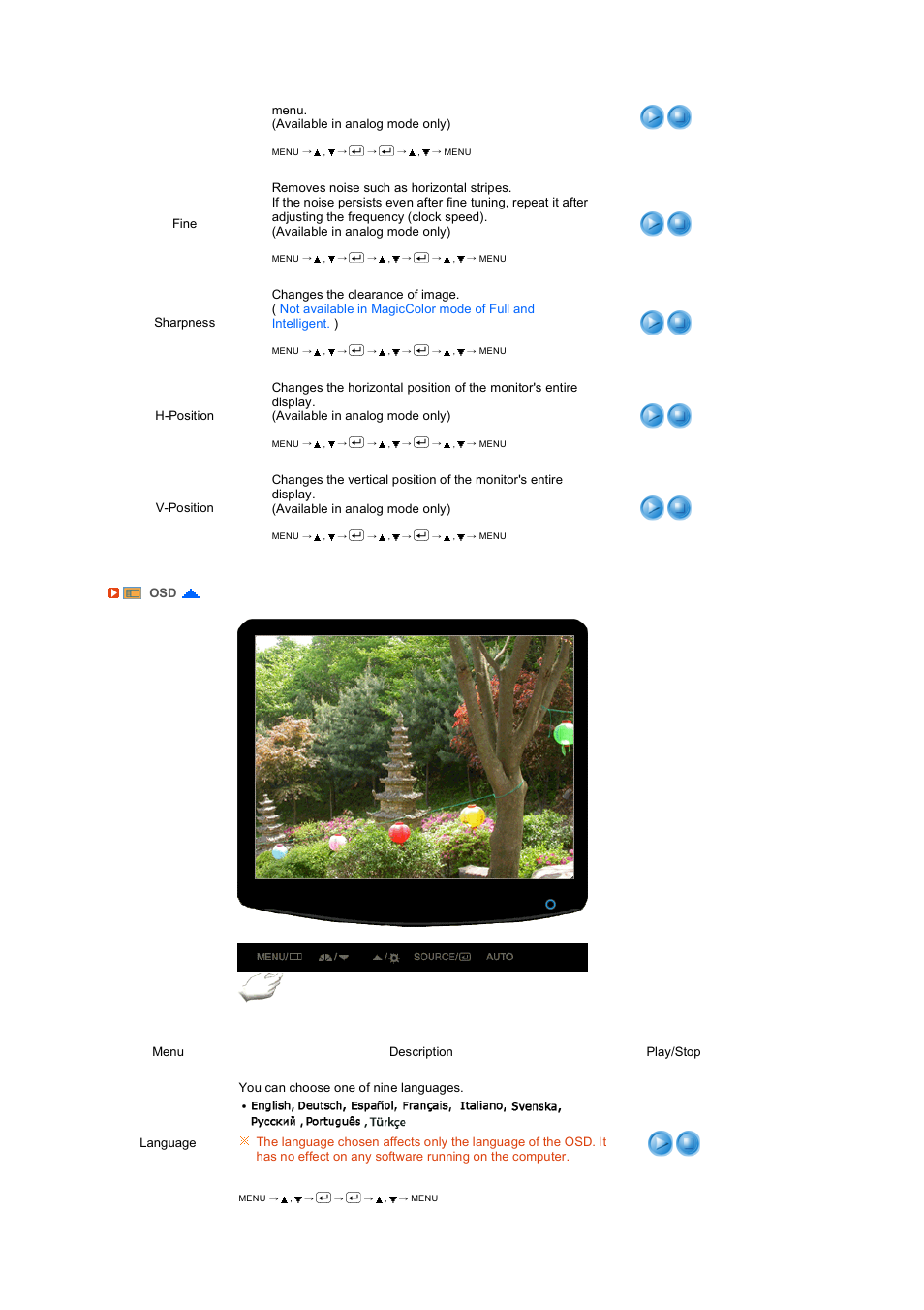 Samsung 2032GW User Manual | Page 35 / 60