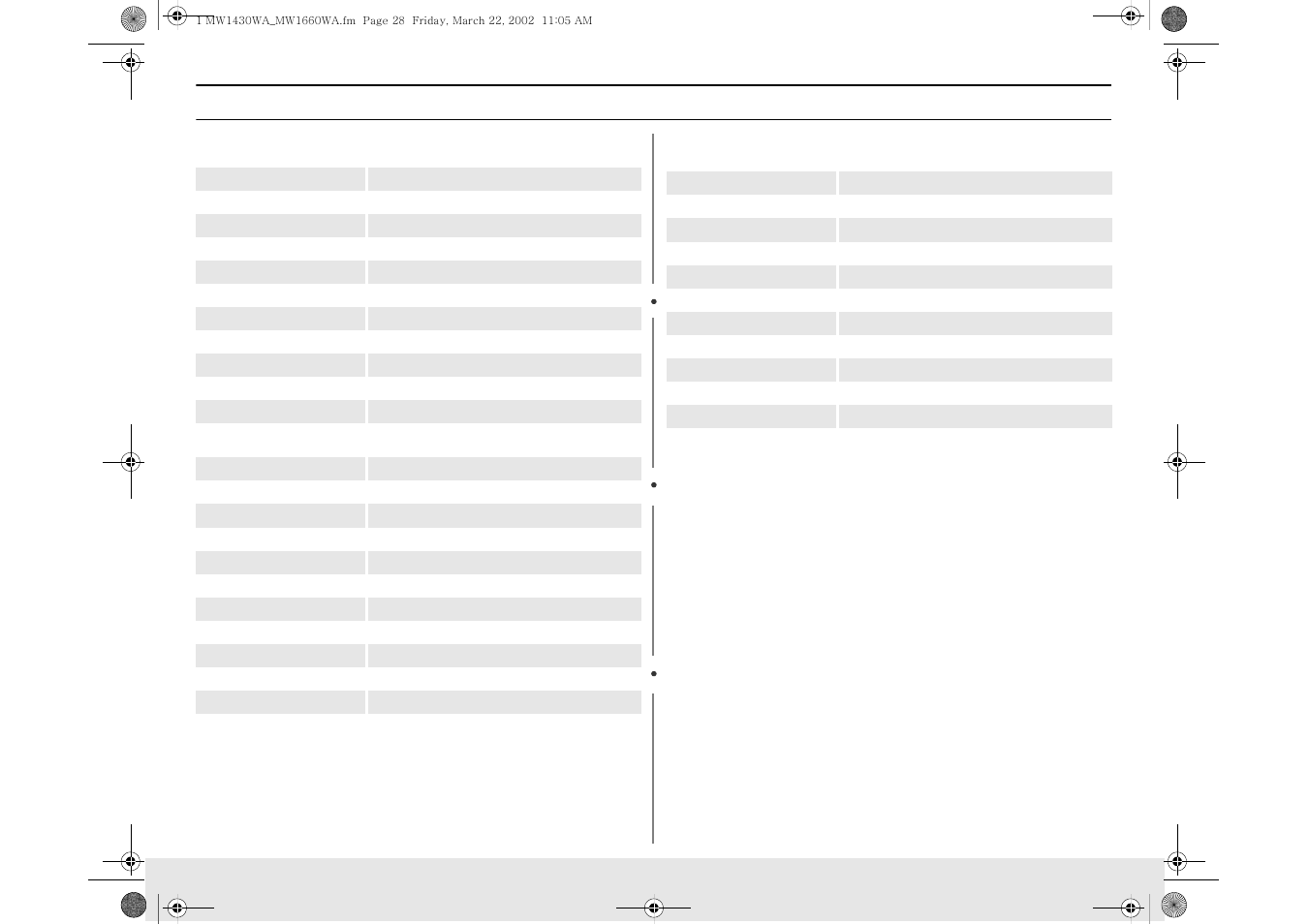 Appendix | Samsung MW1030SA User Manual | Page 28 / 30