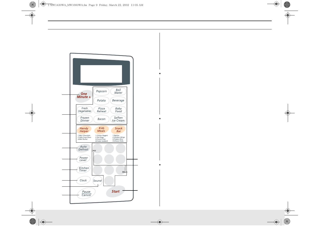 Your new microwave oven | Samsung MW1030SA User Manual | Page 9 / 30