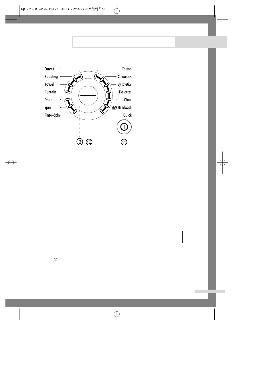 Washing a load of laundry | Samsung Q1235(C/S/V) User Manual | Page 11 / 24