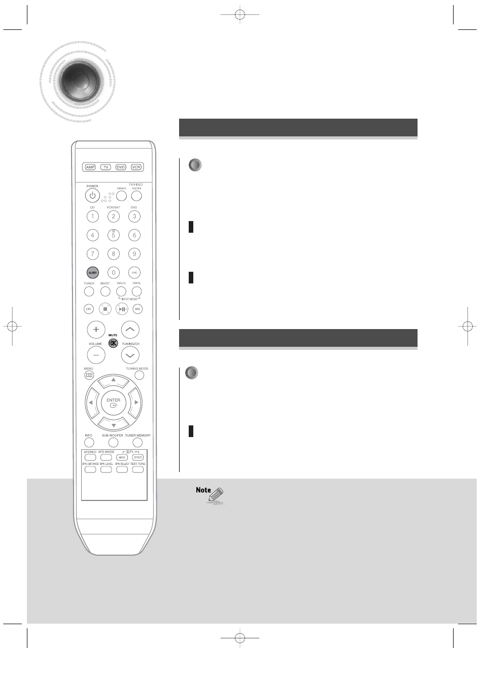 Convenient functions, Sleep timer function mute function, Remote control | Samsung 20060510083254531 User Manual | Page 41 / 50