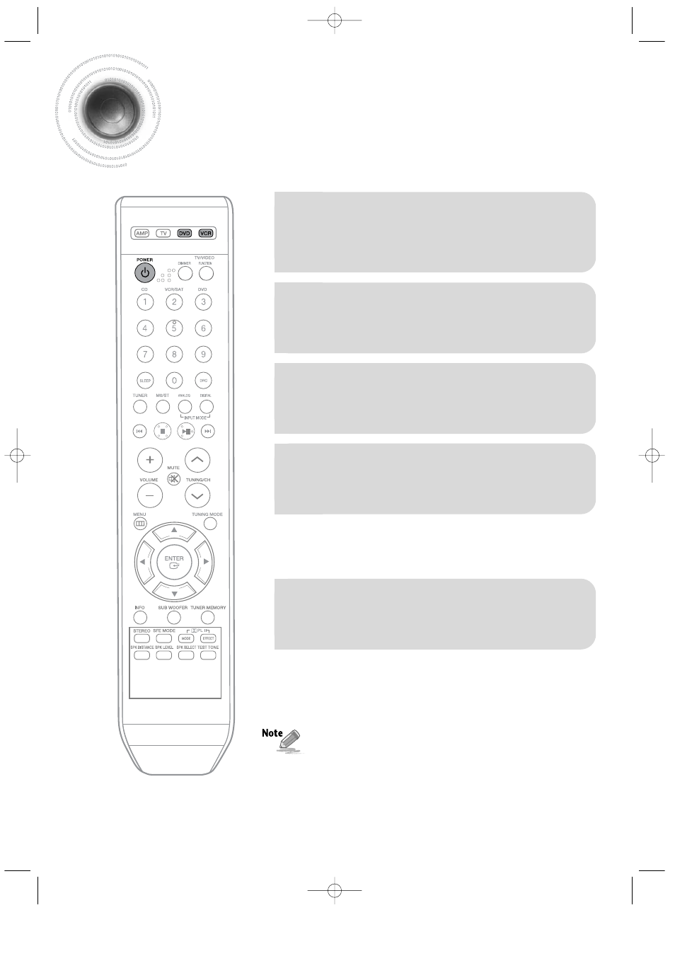 Operating your dvd (vcr) with remote control | Samsung 20060510083254531 User Manual | Page 45 / 50