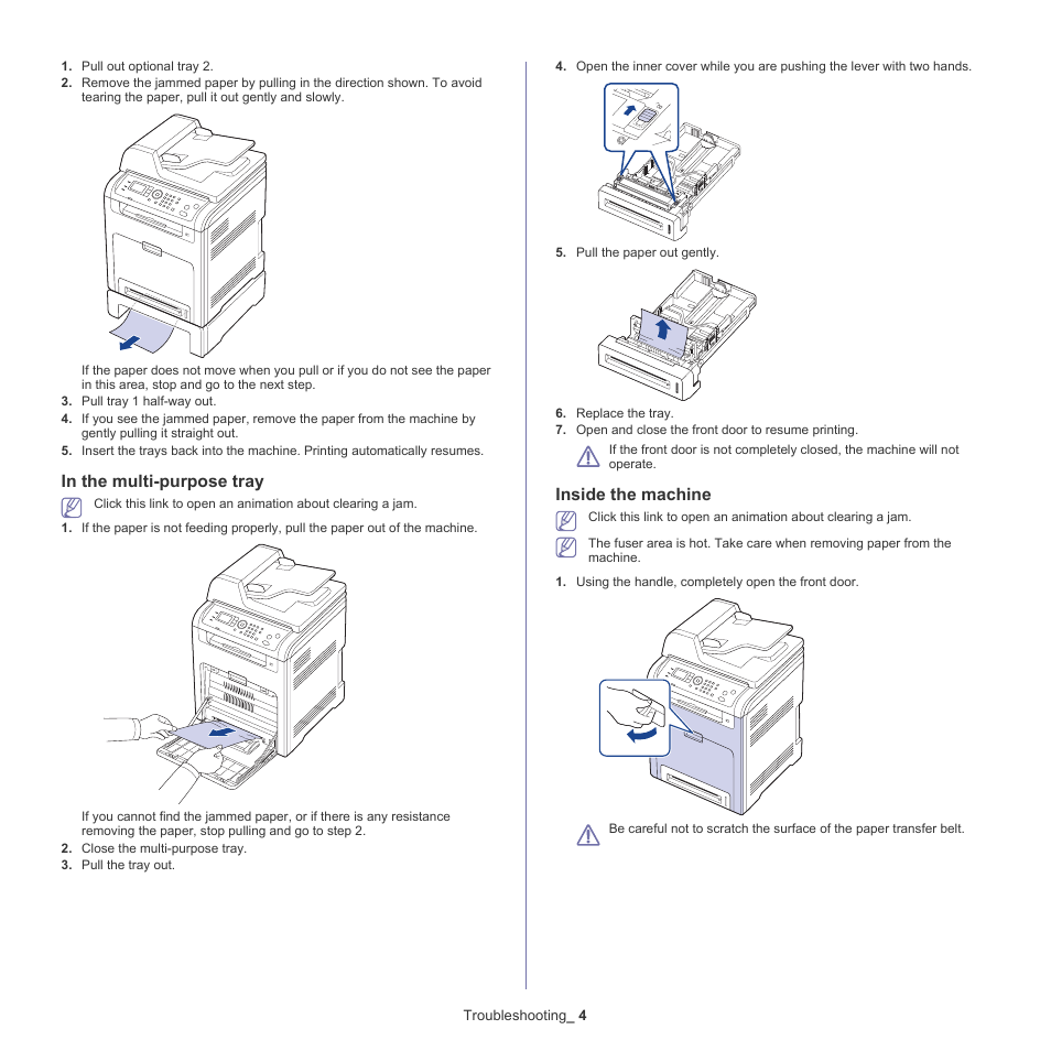Ge (see "inside, Inside the machine | Samsung CLX-6220 User Manual | Page 109 / 155