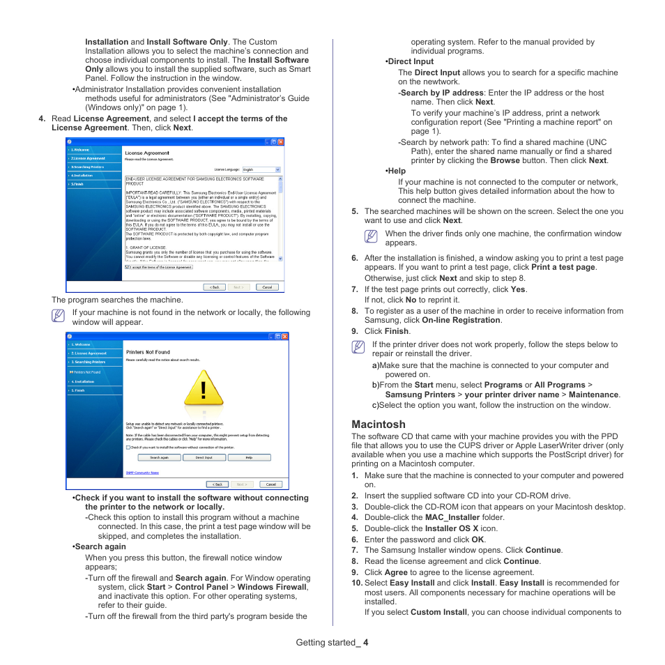 Macintosh | Samsung CLX-6220 User Manual | Page 29 / 155