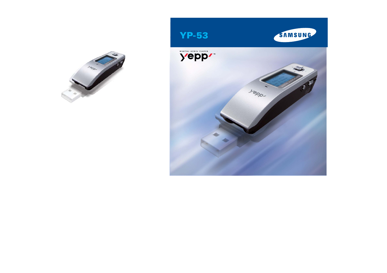 Samsung yepp' YP-53X User Manual | 24 pages