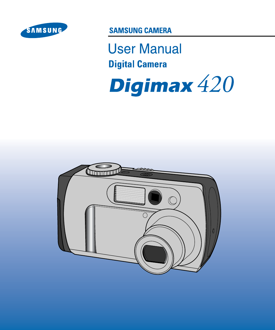 Samsung Digimax 420 User Manual | 124 pages