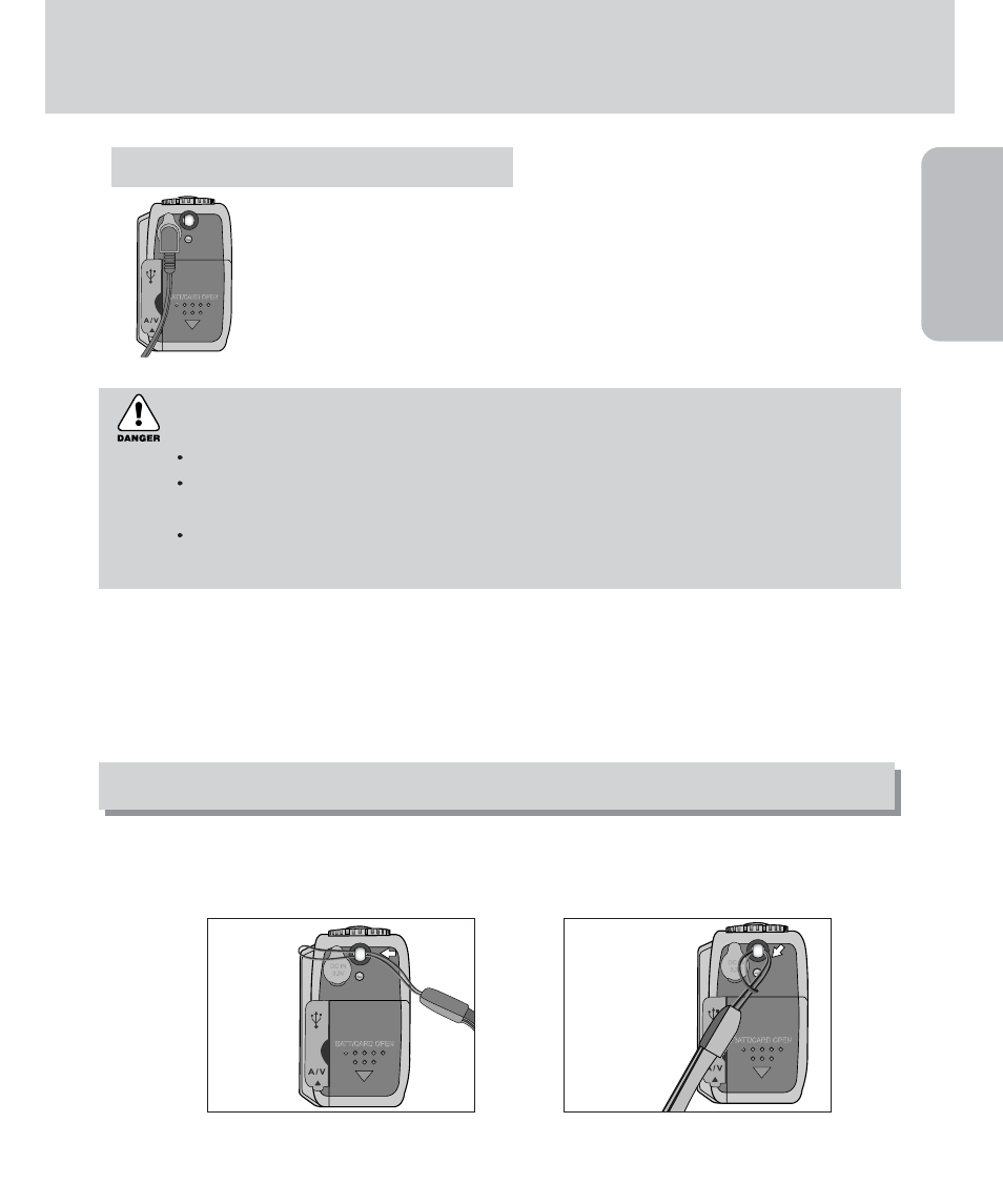 Connecting to a power source | Samsung Digimax 420 User Manual | Page 19 / 124