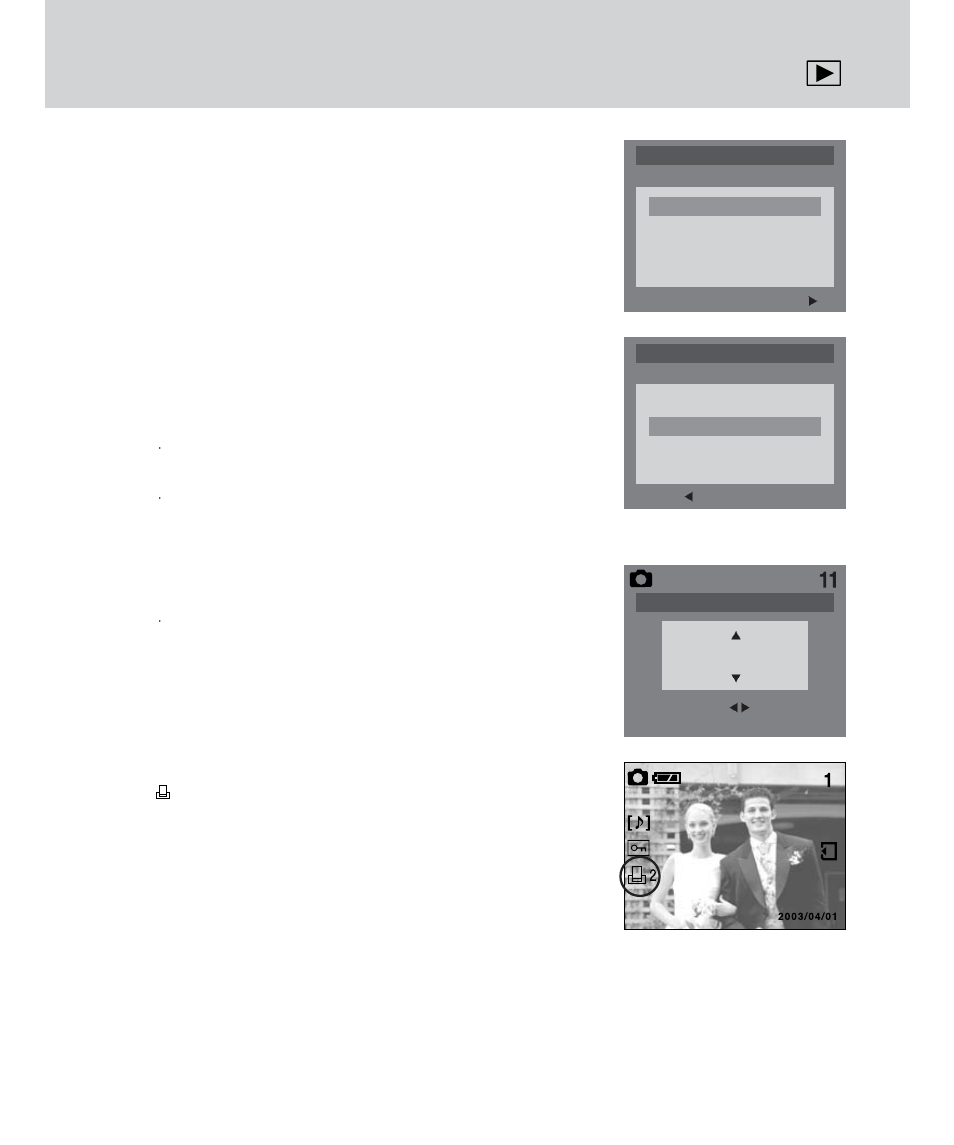 Dpof : standard | Samsung Digimax 420 User Manual | Page 64 / 124