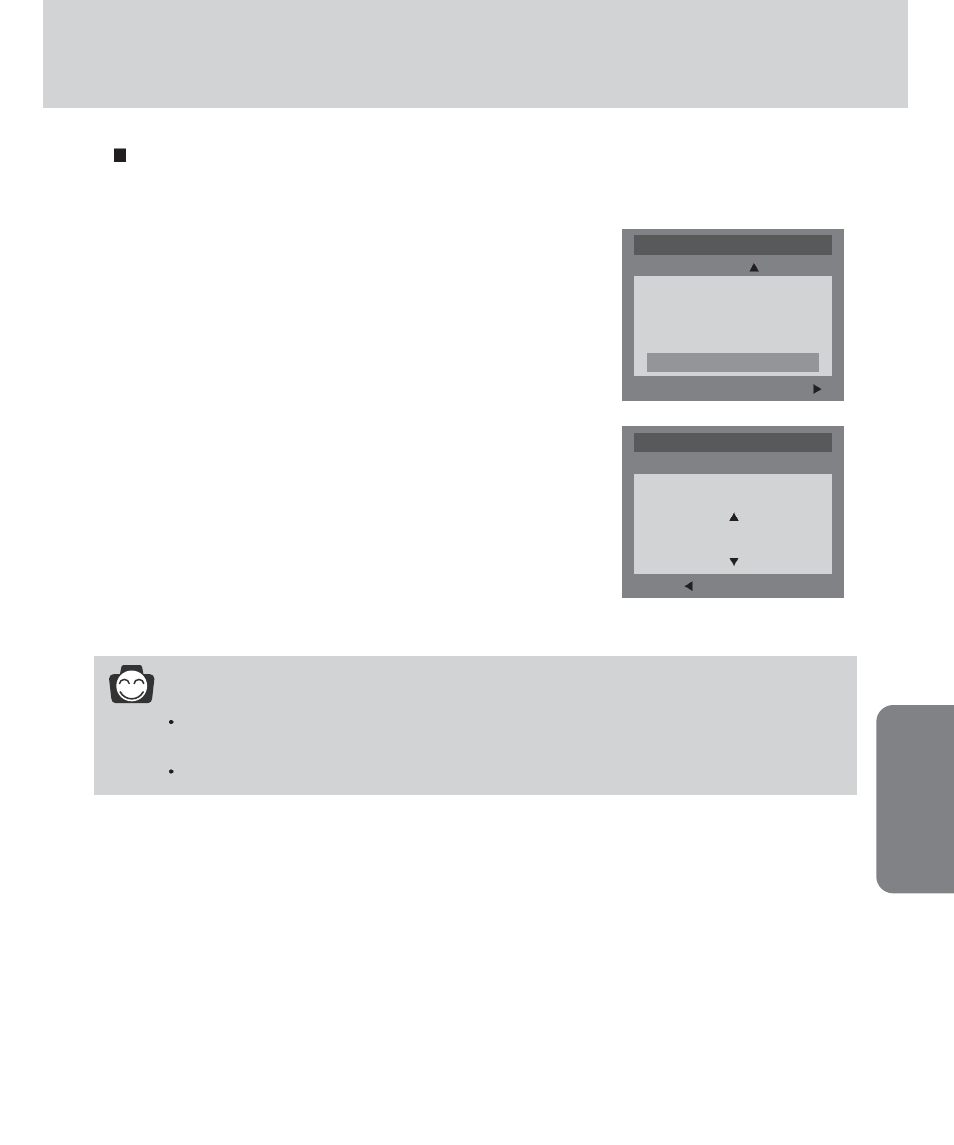 Language, Setup, Information | Samsung Digimax 420 User Manual | Page 71 / 124