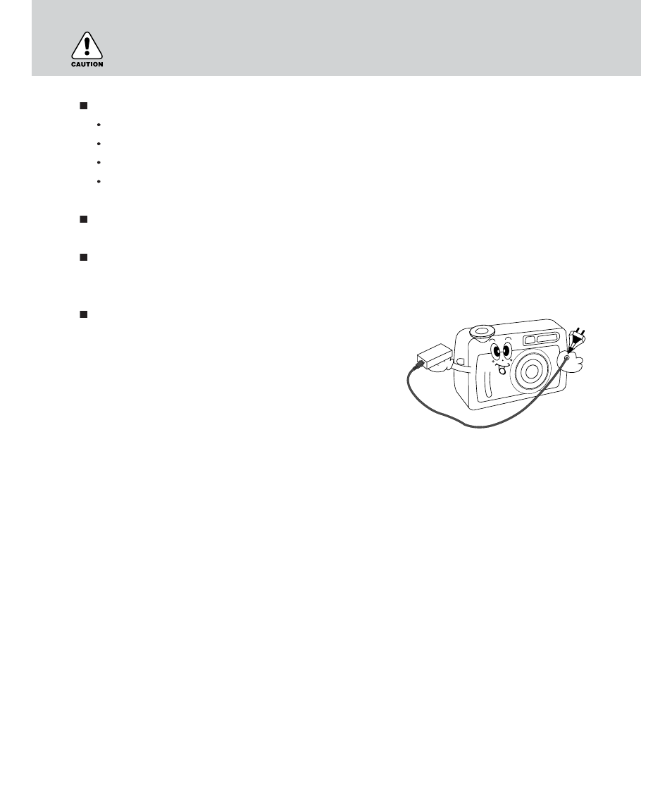 Caution | Samsung Digimax 420 User Manual | Page 8 / 124