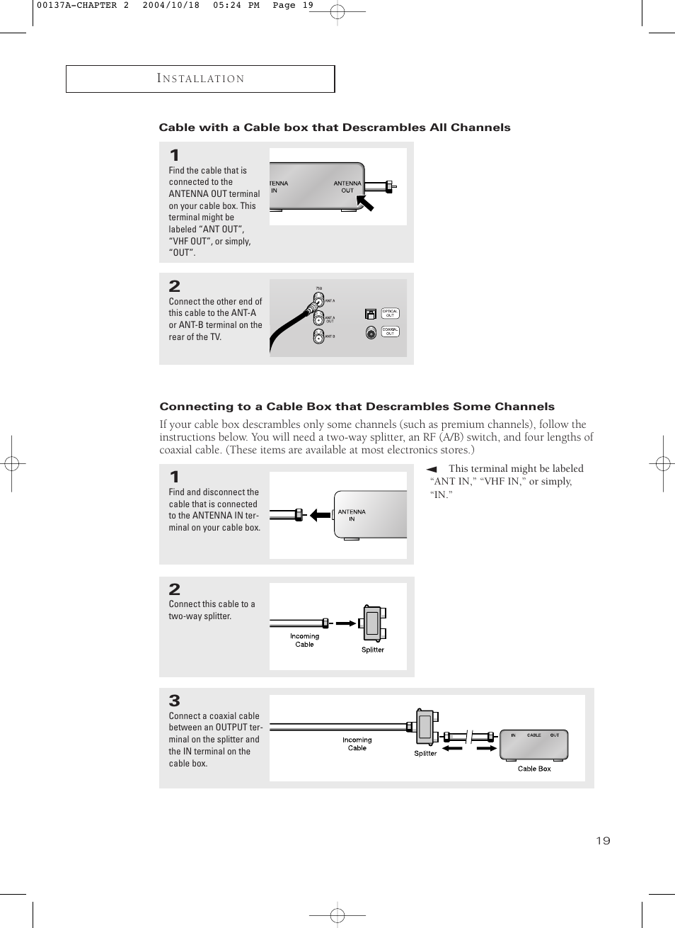 Samsung HCN479W User Manual | Page 19 / 87