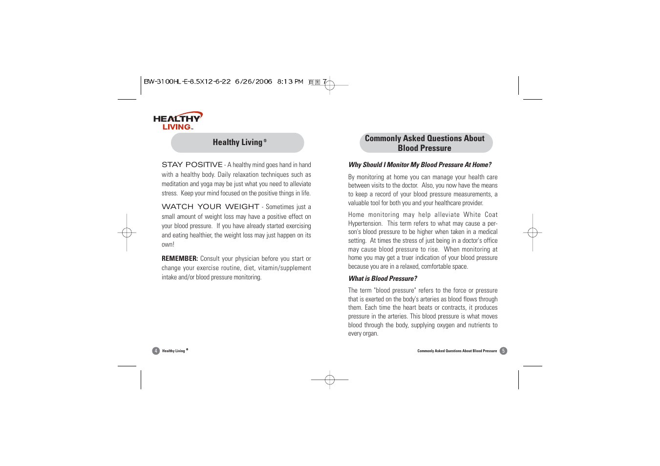 Samsung BW-3100HL User Manual | Page 4 / 16
