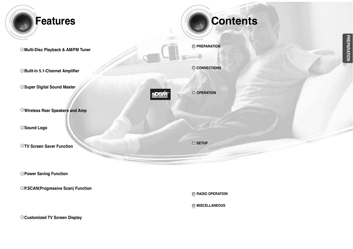 Samsung HT-DB390 User Manual | Page 3 / 37