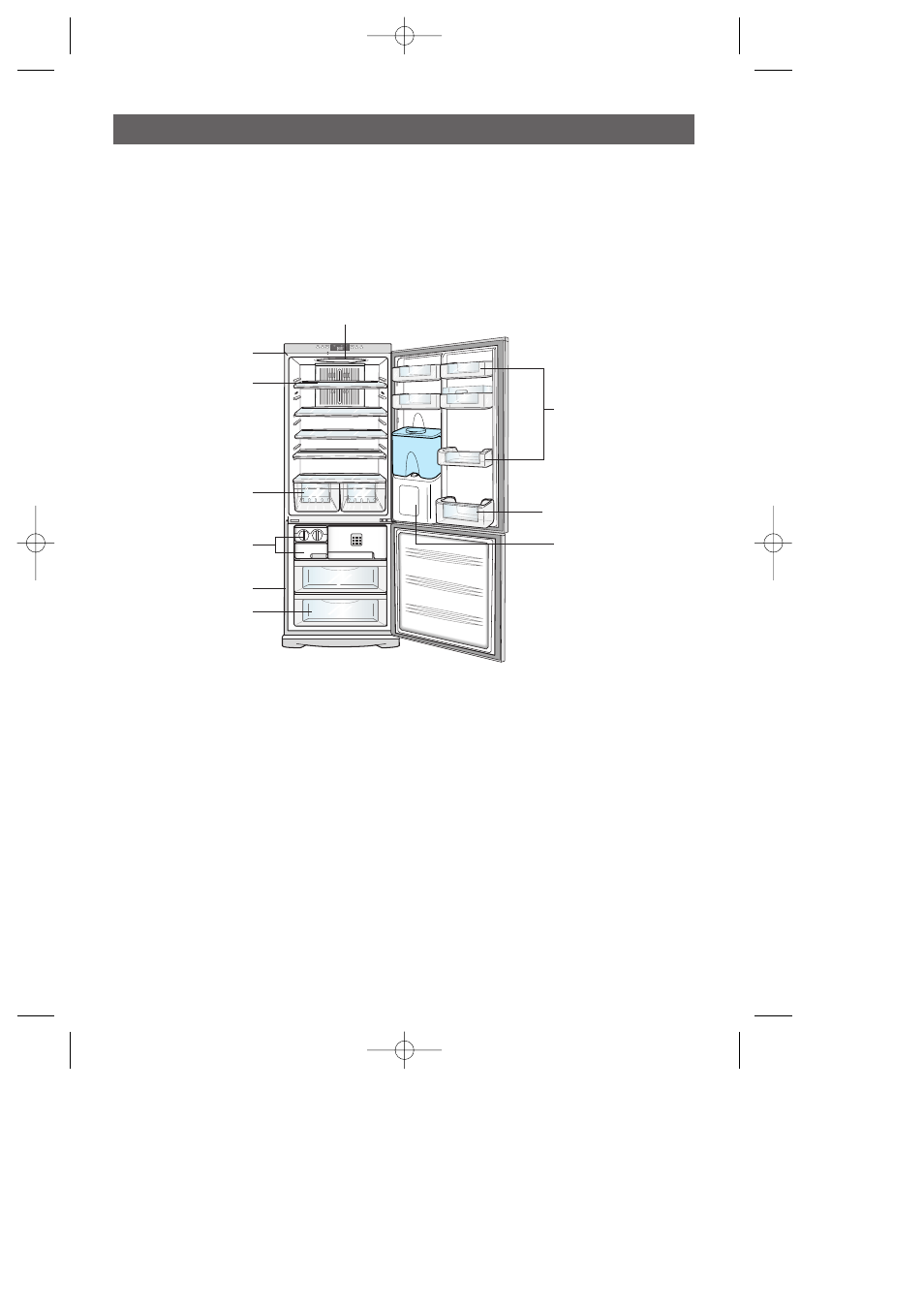 View of your fridge / freezer | Samsung DA68-01281A User Manual | Page 18 / 19