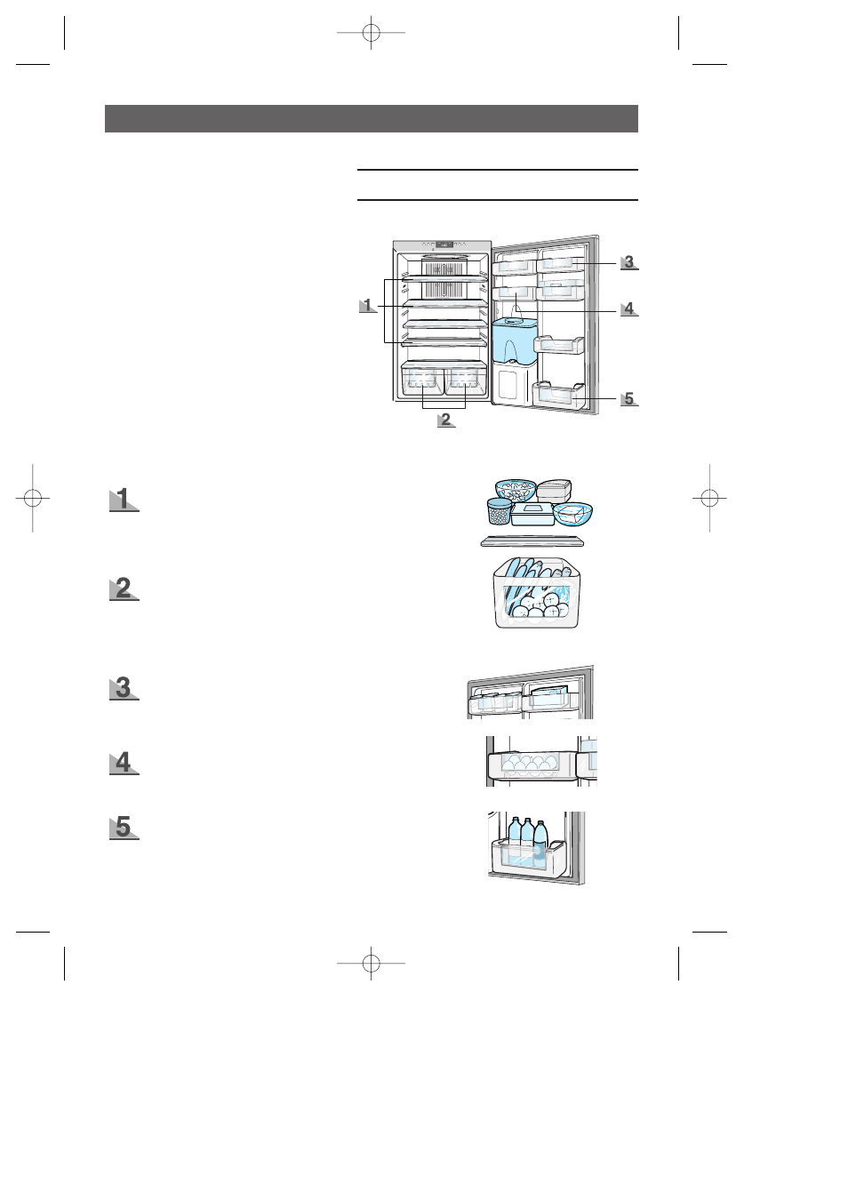 Storing food in the refrigerator or freezer, A. refrigerator | Samsung DA68-01281A User Manual | Page 9 / 19