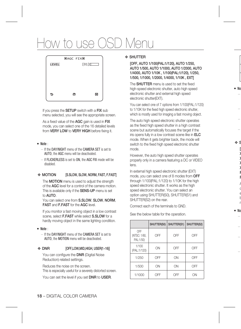 How to use osd menu | Samsung SCC-B2333(P) User Manual | Page 18 / 32