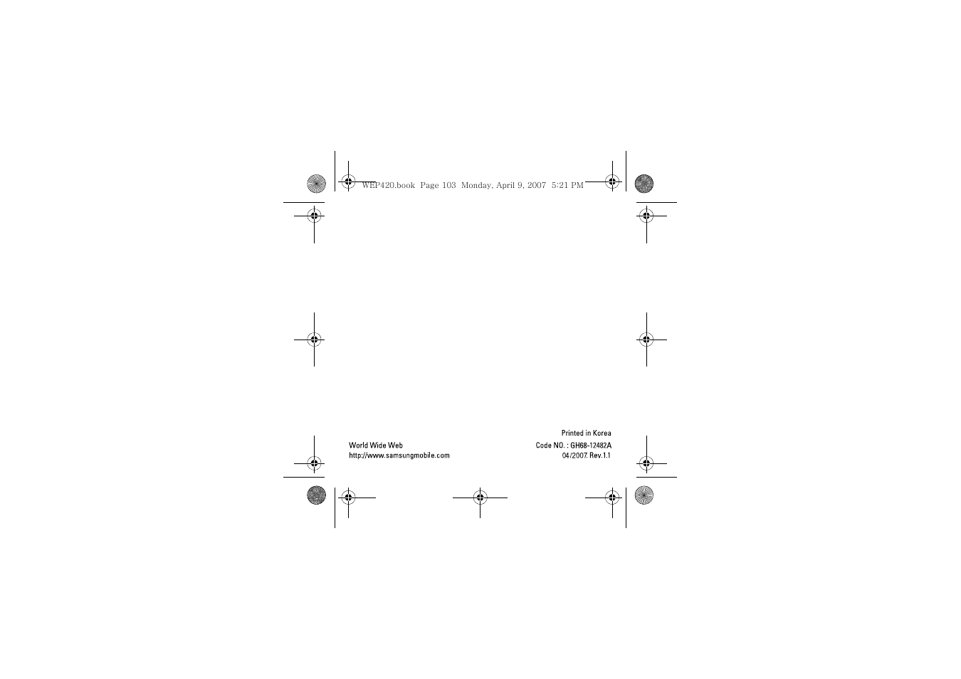 Samsung WEP420 User Manual | Page 106 / 106