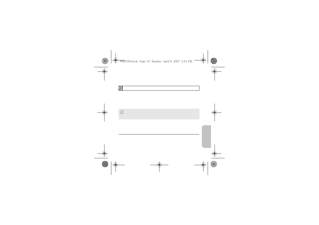 Antes de usar o fone de ouvido | Samsung WEP420 User Manual | Page 82 / 106