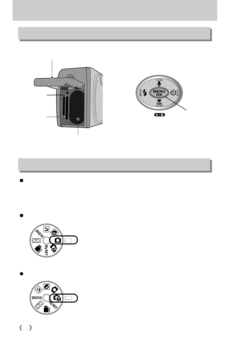 Identification of features, Side/ 5-function button mode dial | Samsung Digimax 3100  EN User Manual | Page 12 / 104