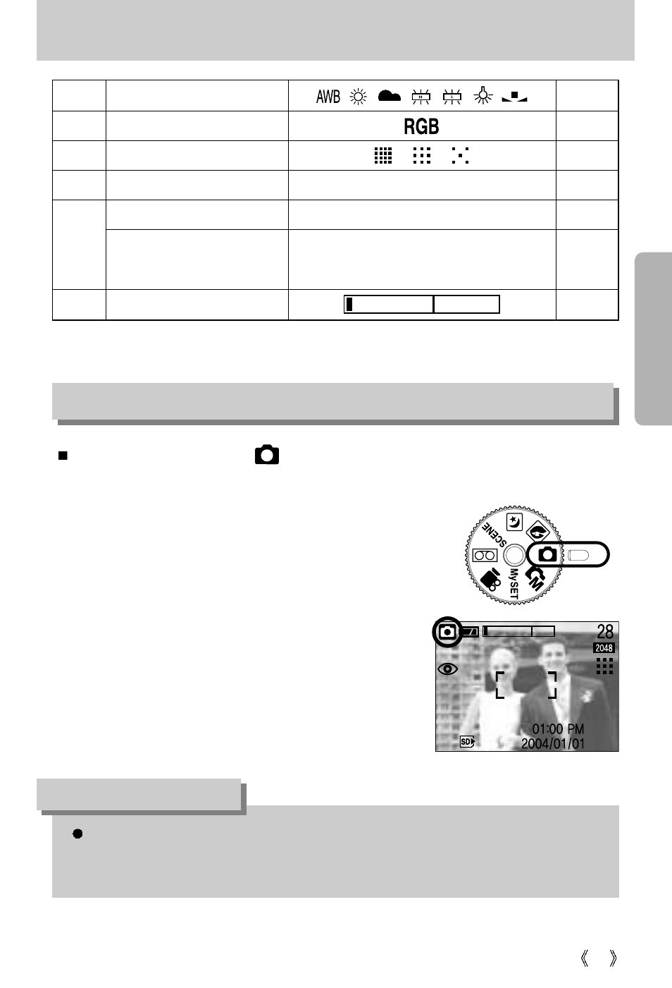Lcd monitor indicator, Starting the recording mode, Information | Samsung Digimax 3100  EN User Manual | Page 21 / 104