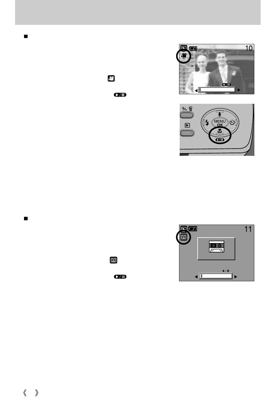 Starting play mode | Samsung Digimax 3100  EN User Manual | Page 46 / 104