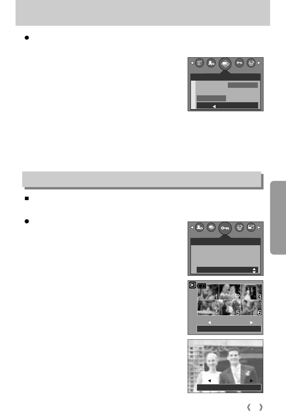 Starting the slide show, Protecting images | Samsung Digimax 3100  EN User Manual | Page 55 / 104