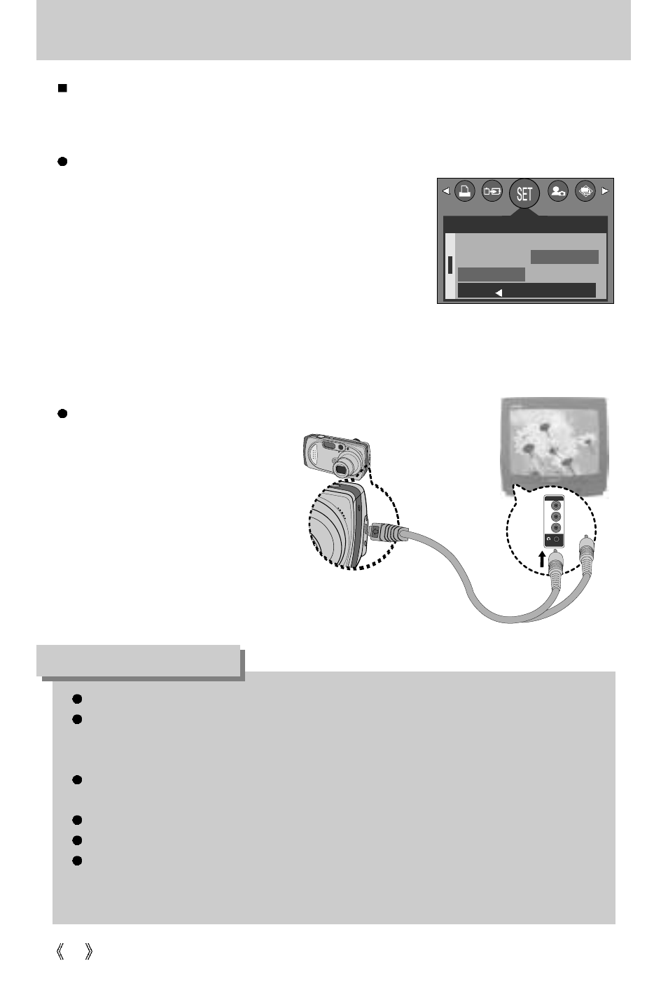Selecting video out type, Information | Samsung Digimax 3100  EN User Manual | Page 70 / 104