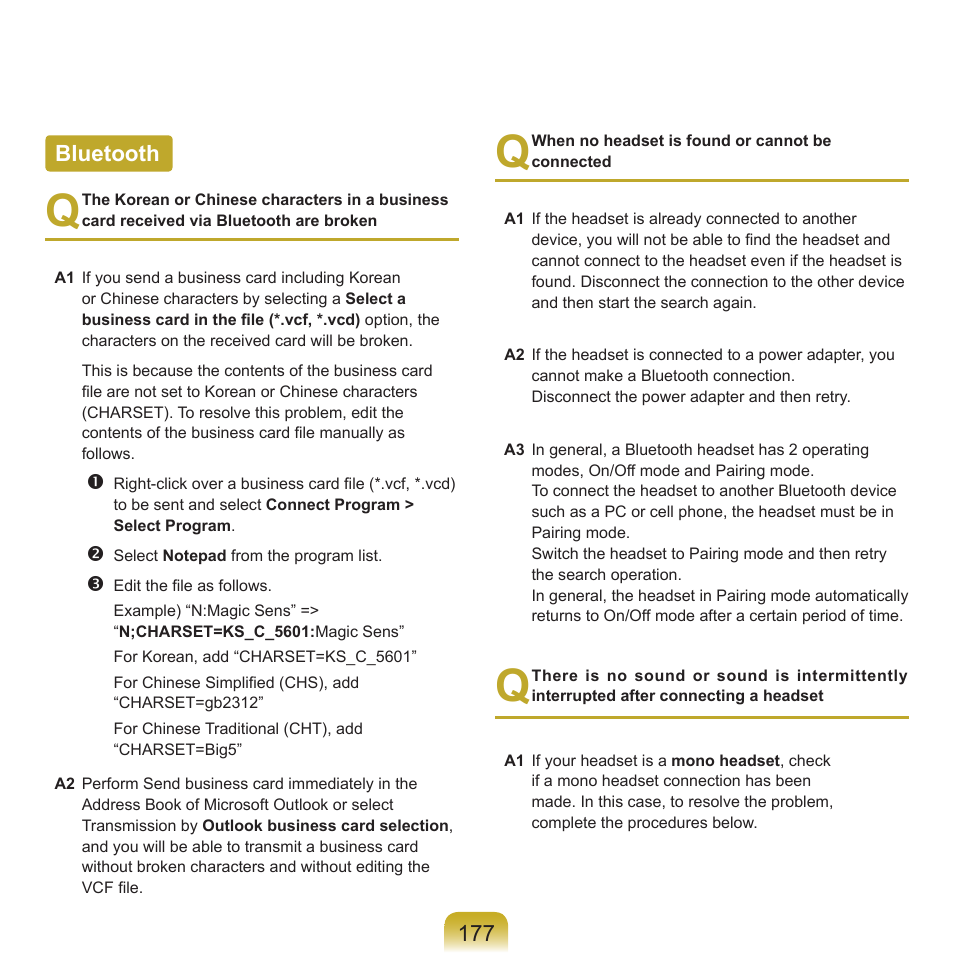 Bluetooth | Samsung X22 User Manual | Page 178 / 197