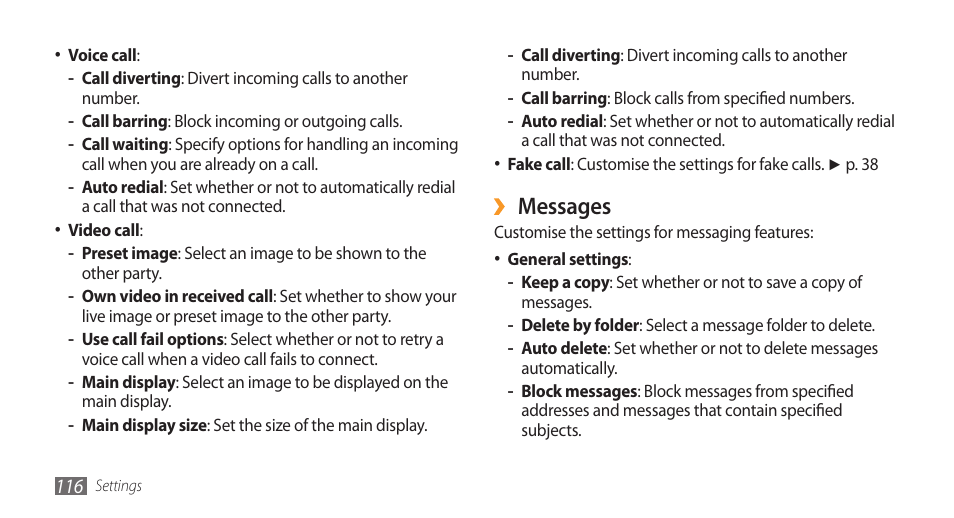 Messages | Samsung Wave GH68-28277A User Manual | Page 117 / 137