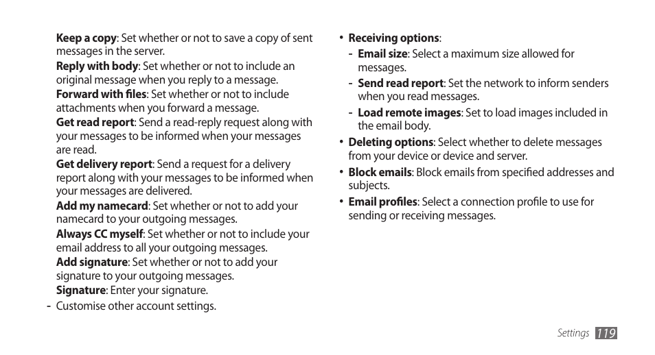 Samsung Wave GH68-28277A User Manual | Page 120 / 137