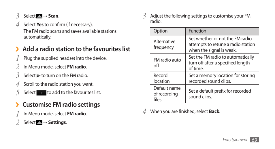 Samsung Wave GH68-28277A User Manual | Page 70 / 137