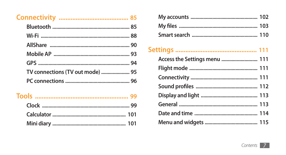 Samsung Wave GH68-28277A User Manual | Page 8 / 137