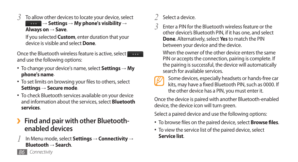 Samsung Wave GH68-28277A User Manual | Page 87 / 137