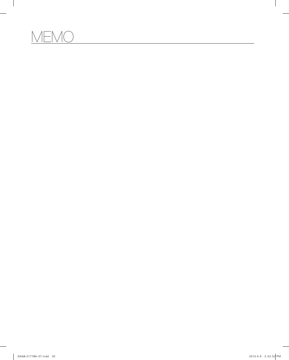 Samsung RB197** User Manual | Page 30 / 32