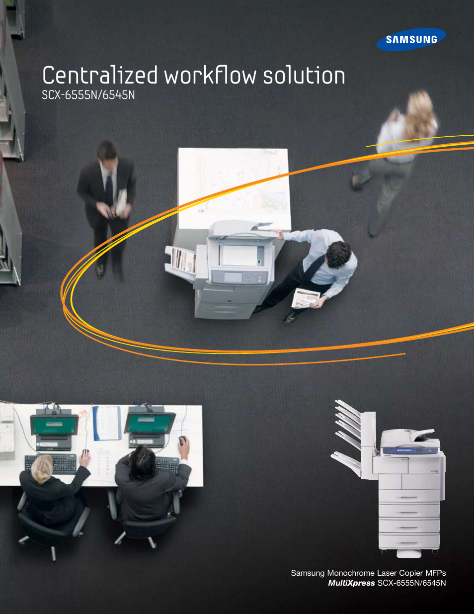 Samsung CENTRALIZED WORKFLOW SOLUTION SCX-6545N User Manual | 8 pages