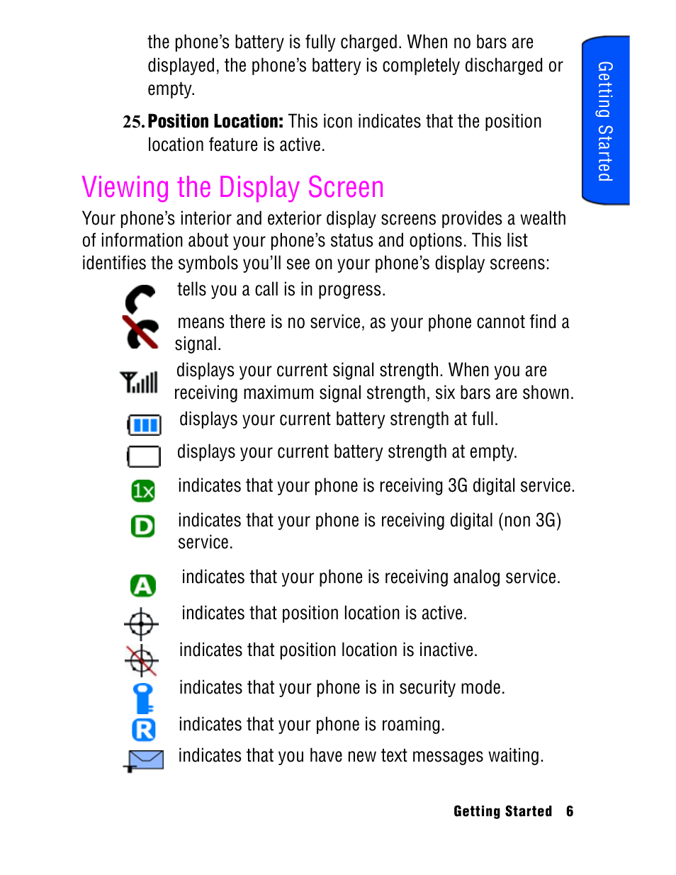 Viewing the display screen | Samsung SPH A740 User Manual | Page 15 / 150