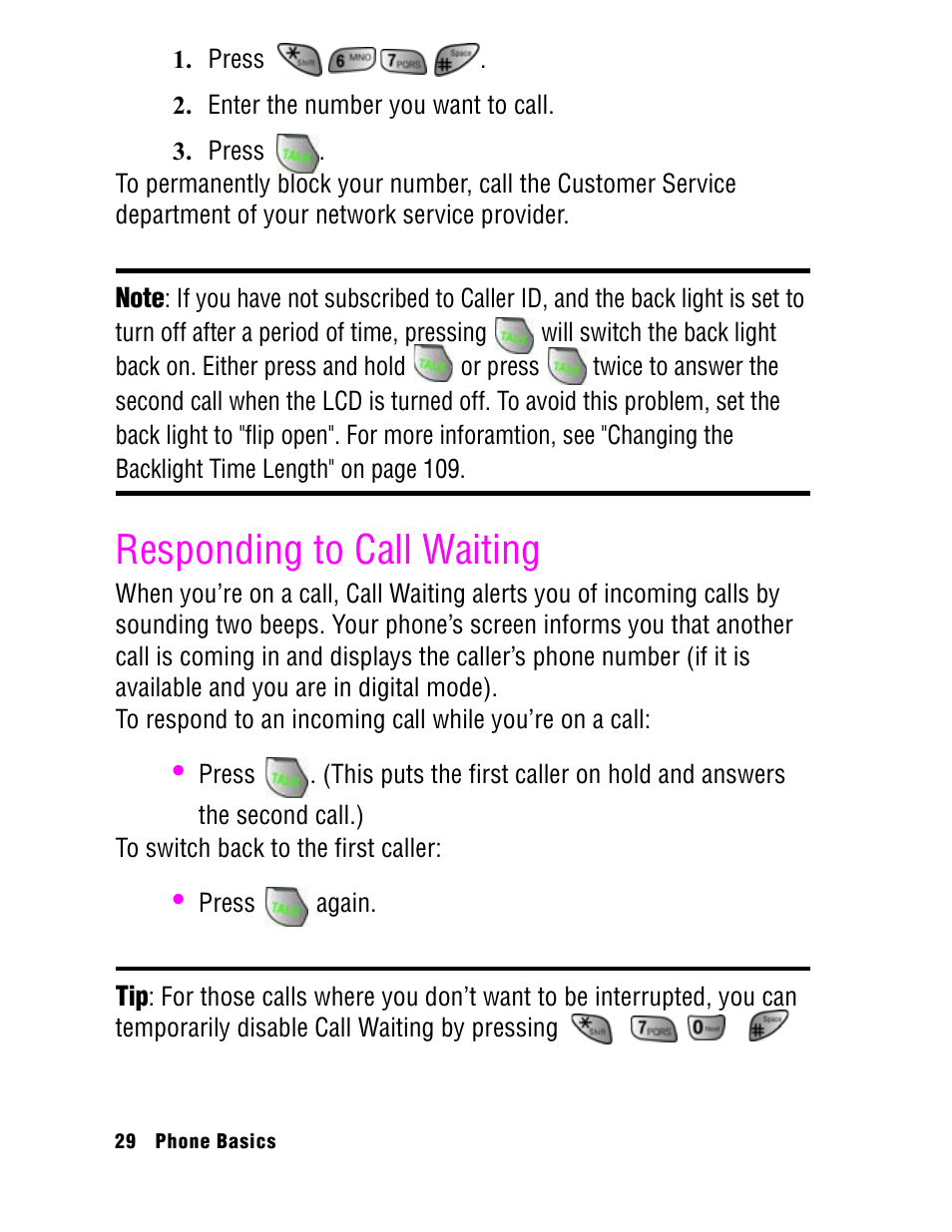 Responding to call waiting | Samsung SPH A740 User Manual | Page 38 / 150