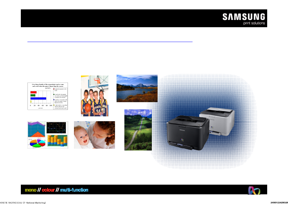 Print brilliant documents every time | Samsung CLP 315W User Manual | Page 7 / 10