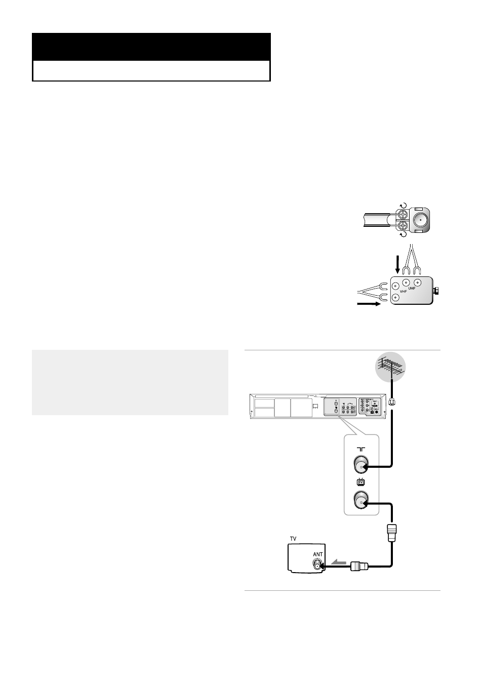 Chapter 2 connections, Connecting the antenna cable, Method1: antenna + dvd-vcr + tv: no cable box | Samsung DVD-V9500 User Manual | Page 11 / 89